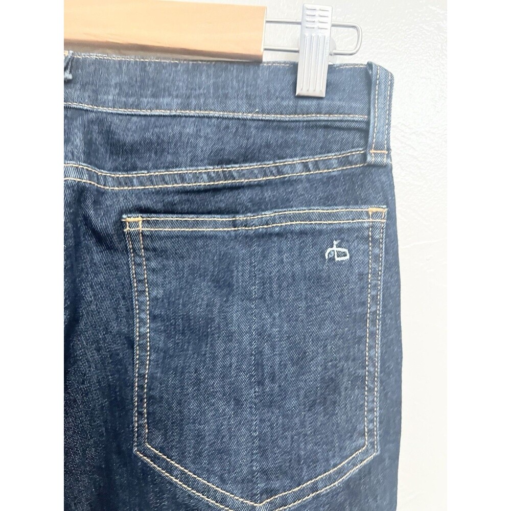 rag & bone 10 Inch Ankle Skinny High Rise Jeans in Astor Blue Womens Size 29 - Picture 7 of 9